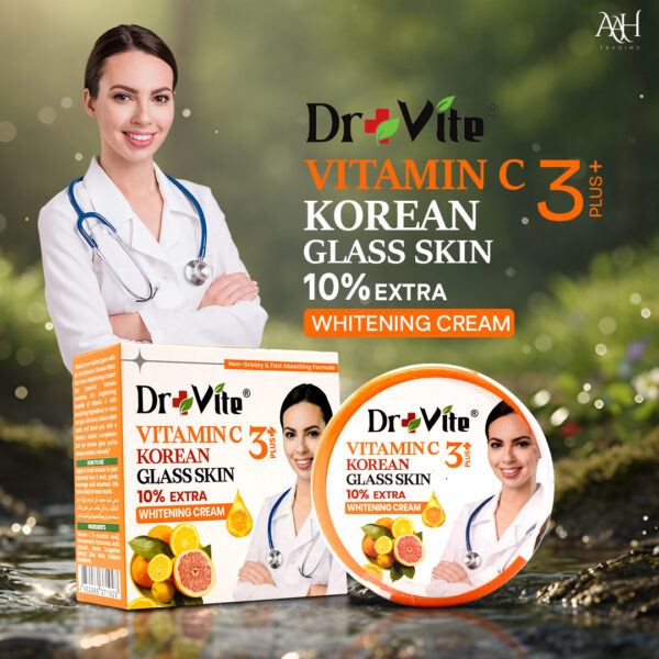 Dr. Vite Vitamin C 3 Plus+ Korean Glass Skin 10% Extra Whitening Cream