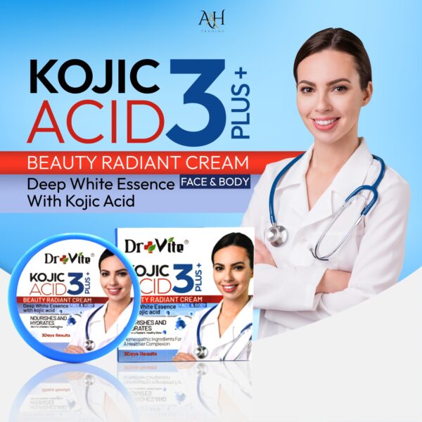 Dr. Vite Kojic Acid 3 Plus+ Beauty Radiant Cream – Face & Body